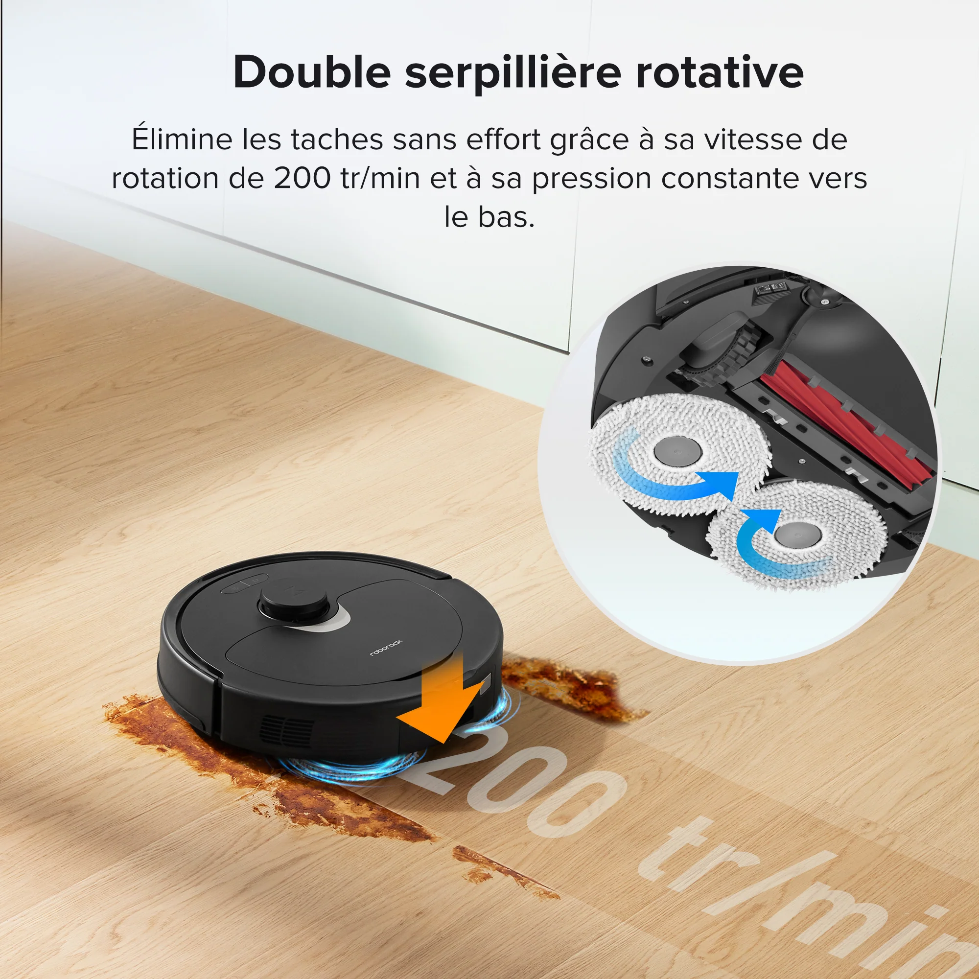 Roborock Qrevo robot aspirateur laveur avec station multifonction