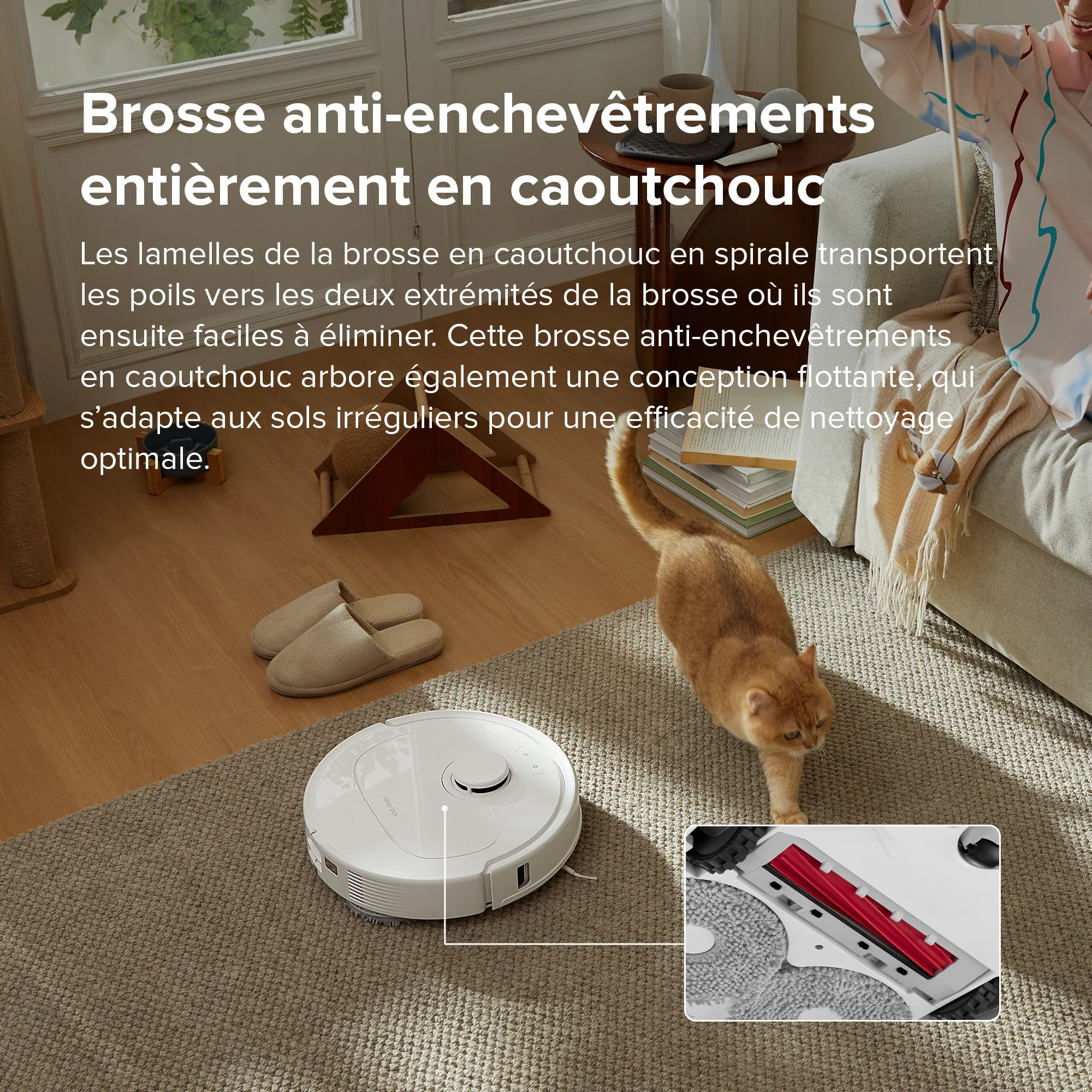Roborock Qrevo S robot aspirateur laveur avec station multifonction