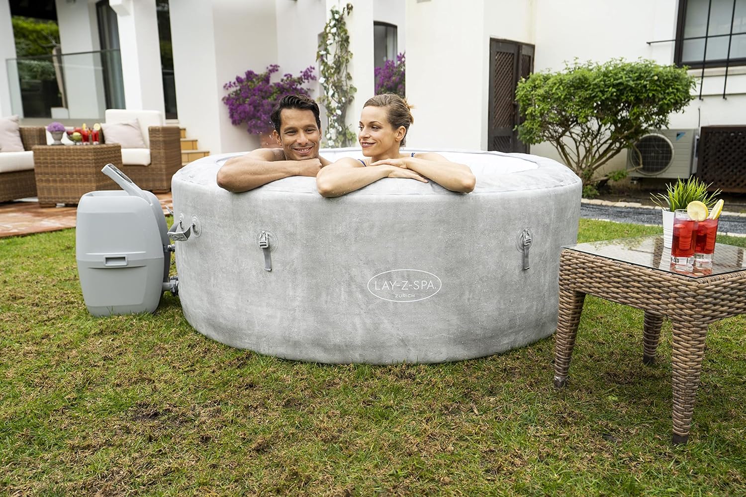 Spa gonflable rond BESTWAY Lay-Z-Spa® Miami Airjet™ 2 - 4 personnes