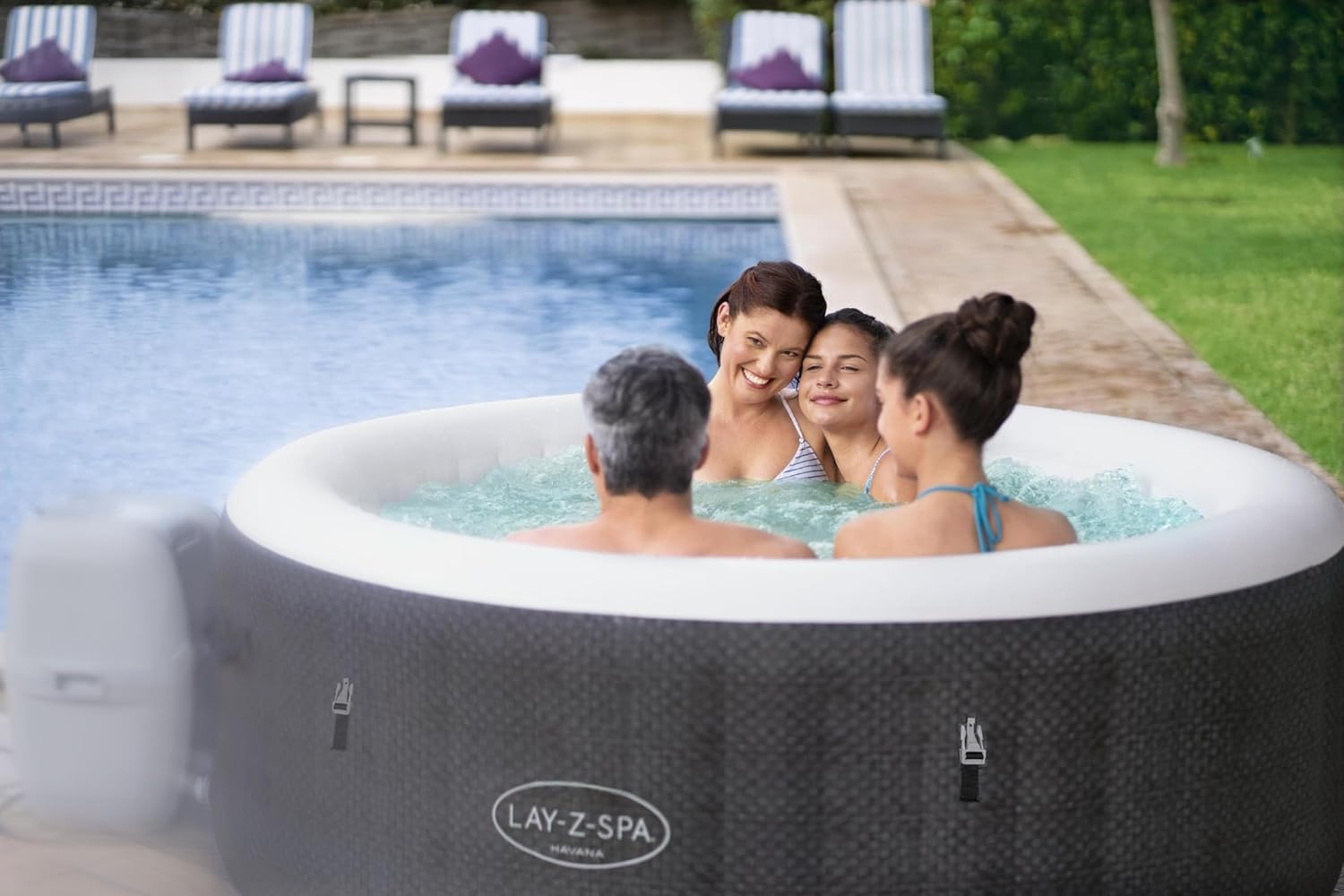 Spa gonflable rond BESTWAY Lay-Z-Spa® Miami Airjet™ 2 - 4 personnes