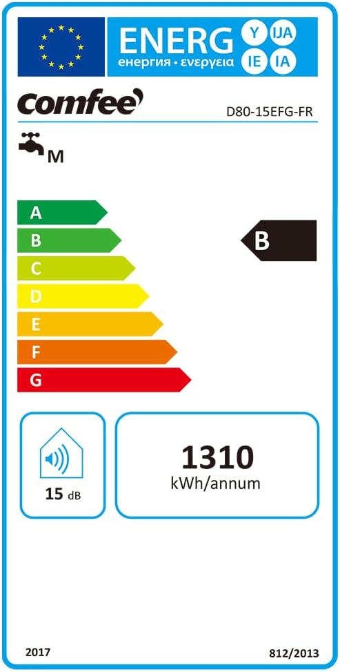 COMFEE’ D80-15EFG | Chauffe-eau Électrique Connecté 80L