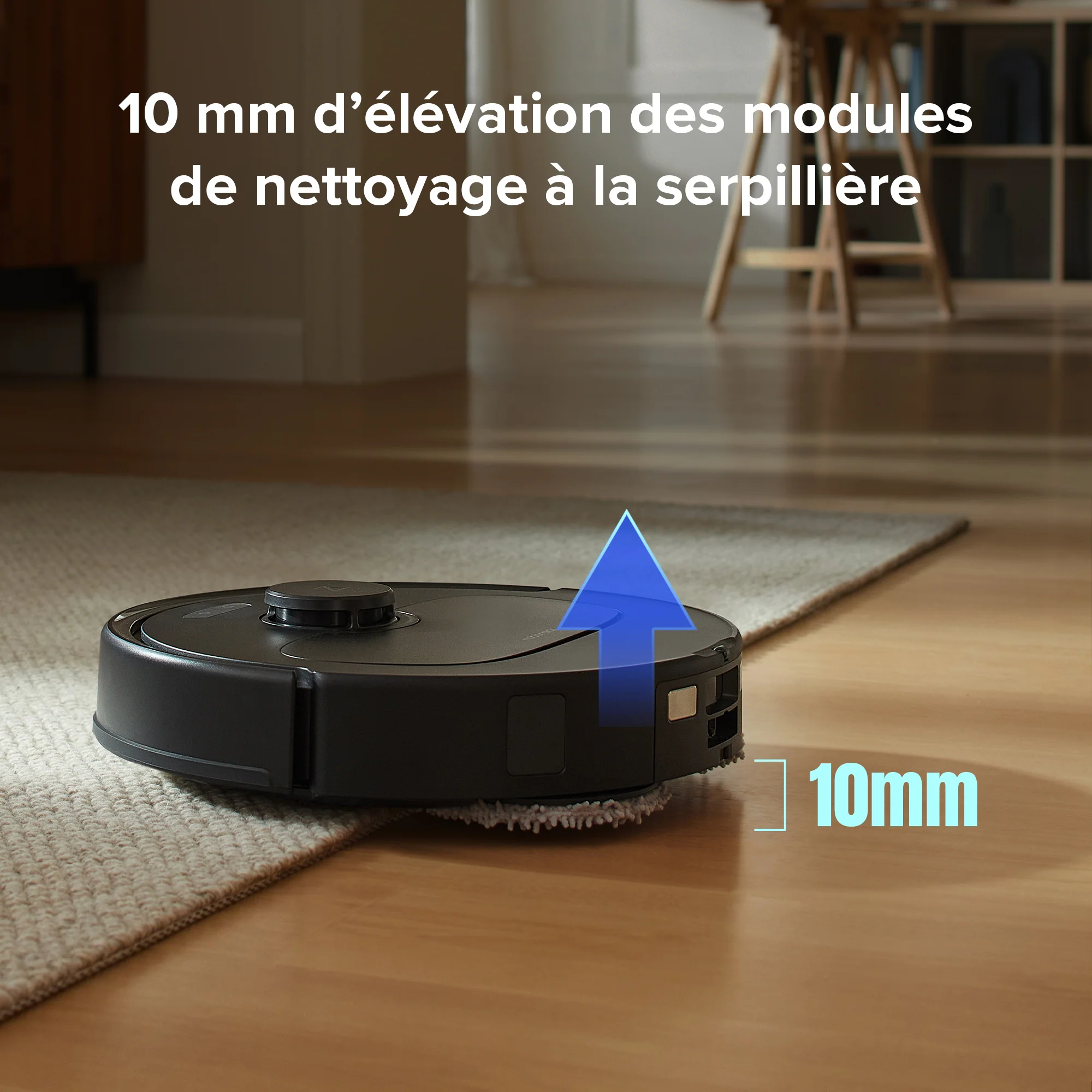 Roborock Qrevo S robot aspirateur laveur avec station multifonction