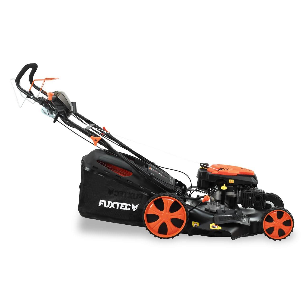 Tondeuse thermique démarrage électrique E-Start et vitesse d'autotraction réglable FUXTEC FX-RM5396esPRO